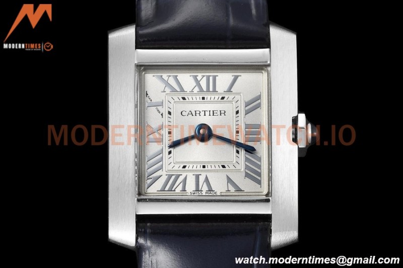 Cartier - Tank Francaise 21mm Small Size SS/LE Blue/Silv 8848F Swiss Qtz