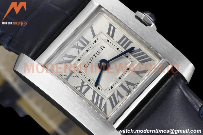 Cartier - Tank Francaise 21mm Small Size SS/LE Blue/Silv 8848F Swiss Qtz