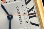 Cartier - Tank Francaise 27mm Medium Size YG/LE Blk/Silv 8848F Swiss Qtz