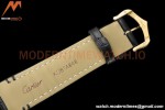 Cartier - Tank Francaise 27mm Medium Size YG/LE Blk/Silv 8848F Swiss Qtz