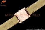 Cartier - Tank Francaise 21mm Small Size RG/LE Brn/Silv 8848F Swiss Qtz