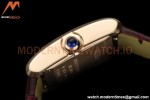 Cartier - Tank Francaise 21mm Small Size RG/LE Brn/Silv 8848F Swiss Qtz