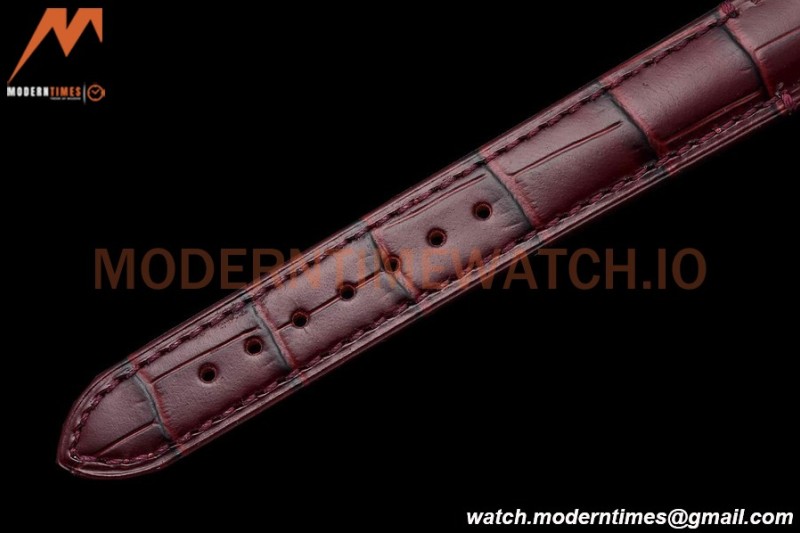 Cartier - Tank Francaise 21mm Small Size RG/LE Brn/Silv 8848F Swiss Qtz