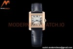 Cartier - Tank Francaise 21mm Small Size RG/LE Blue/Silv 8848F Swiss Qtz