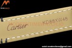Cartier - Tank Francaise 21mm Small Size YG/LE Blk/Silv 8848F Swiss Qtz