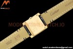 Cartier - Tank Francaise 21mm Small Size YG/LE Blk/Silv 8848F Swiss Qtz