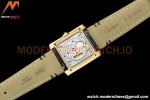 Cartier - Tank Francaise 27mm Medium Size YG/LE Blk/Dia/Silv 8848F Swiss Qtz