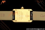 Cartier - Tank Louis 16mm Mini Model YG/Blk LE White Dial K11F Quartz