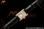 Cartier - Tank Louis 16mm Mini Model YG/Blk LE White Dial K11F Quartz