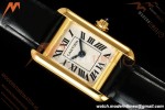 Cartier - Tank Louis 16mm Mini Model YG/Blk LE White Dial K11F Quartz