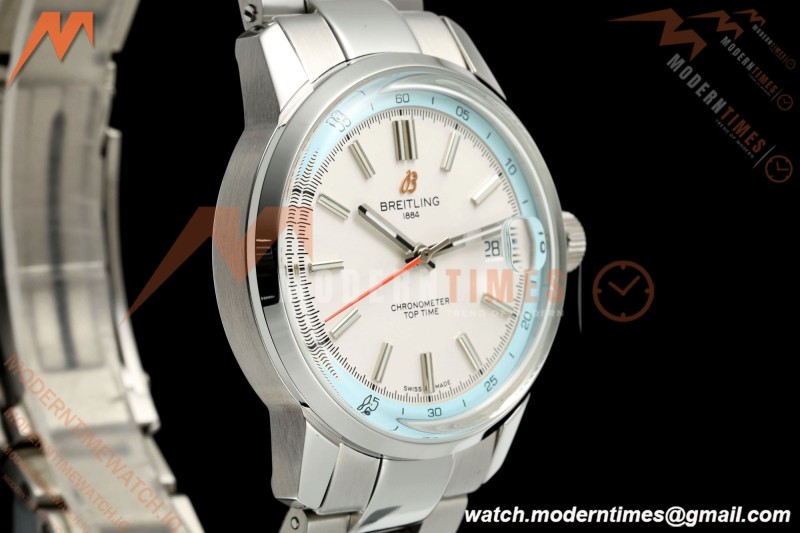 Breitling - Top Time B31 38mm SS/SS White Dial BLF AB31