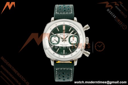 Breitling - Top Time B01 Racing Chronograph 38mm SS/LE Green Dial 2F A7750 | 브라이틀링 - 탑 타임 B01 레이싱 크로노그래프 38mm SS/LE 그린 다이얼 2F A7750