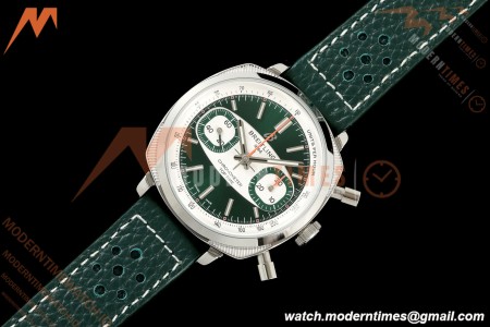 Breitling - Top Time B01 Racing Chronograph 38mm SS/LE Green Dial 2F A7750 | 브라이틀링 - 탑 타임 B01 레이싱 크로노그래프 38mm SS/LE 그린 다이얼 2F A7750