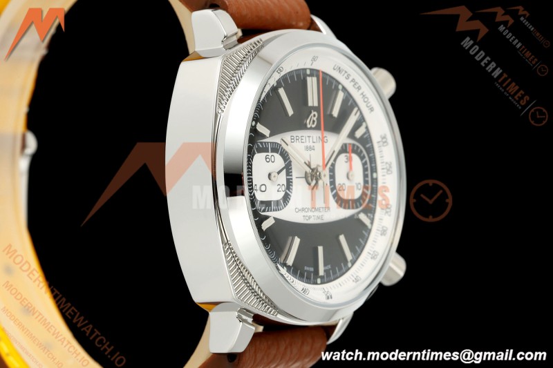 Breitling - Top Time B01 Racing Chronograph 38mm SS/LE Black Dial 2F A7750 | 브라이틀링 - 탑 타임 B01 레이싱 크로노그래프 38mm SS/LE 블랙 다이얼 2F A7750