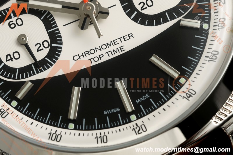 Breitling - Top Time B01 Racing Chronograph 38mm SS/LE Black Dial 2F A7750 | 브라이틀링 - 탑 타임 B01 레이싱 크로노그래프 38mm SS/LE 블랙 다이얼 2F A7750