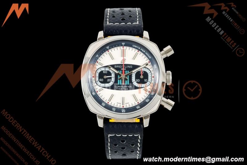 Breitling - Top Time B01 Martini Racing Chronograph 38mm SS/LE Blu/Wht Dial 2F A7750 | 브라이틀링 - 탑 타임 B01 마티니 레이싱 크로노그래프 38mm SS/LE 블루/화이트 다이얼 2F A7750