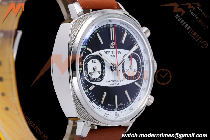 Breitling - Top Time B01 Racing Chronograph 38mm SS/LE Black Dial BLF A7750