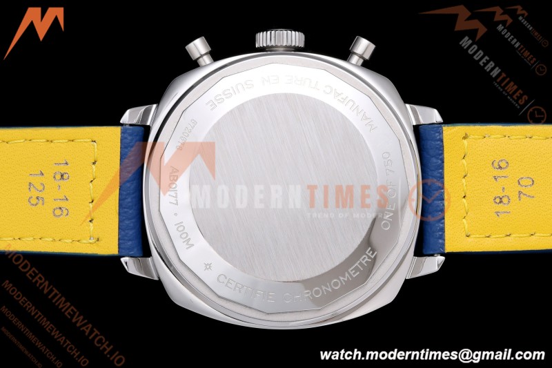 Breitling - Top Time B01 Martin Racing Chronograph 38mm SS/LE Blu/Wht Dial BLF A7750