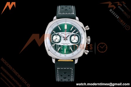 Breitling - Top Time B01 Racing Chronograph 38mm SS/LE Green Dial BLF A7750