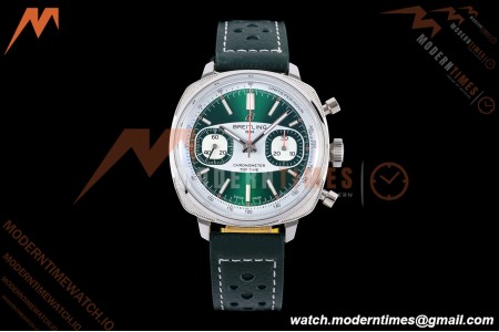 Breitling - Top Time B01 Racing Chronograph 38mm SS/LE Green Dial BLF A7750