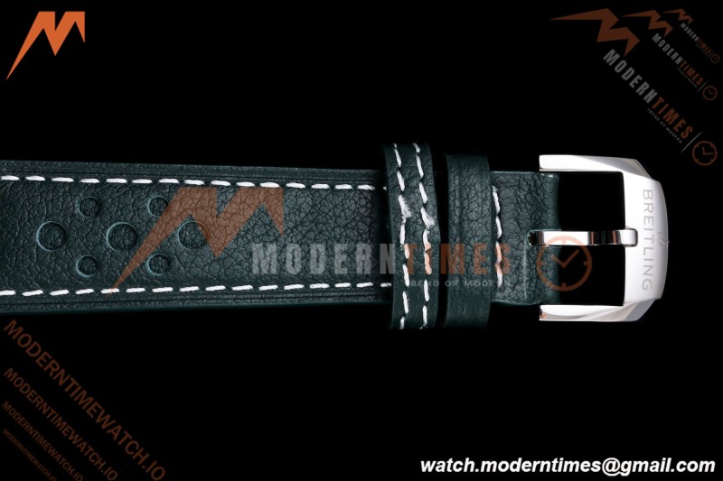 Breitling - Top Time B01 Racing Chronograph 38mm SS/LE Green Dial BLF A7750 | 브라이틀링 - 탑 타임 B01 레이싱 크로노그래프 38mm 스테인리스/가죽 그린 다이얼 BLF A7750
