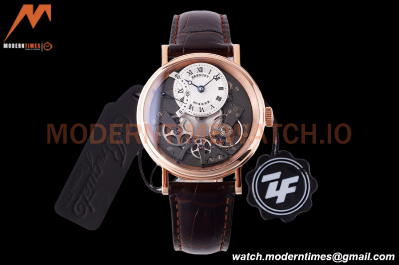 Breguet - Tradition Automatic Retrograde Seconds 7097BR RG/LE Grey/Wht ZF A505