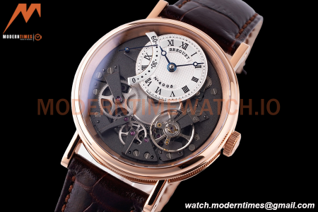 Breguet - Tradition Automatic Retrograde Seconds 7097BR RG/LE Grey/Wht ZF A505