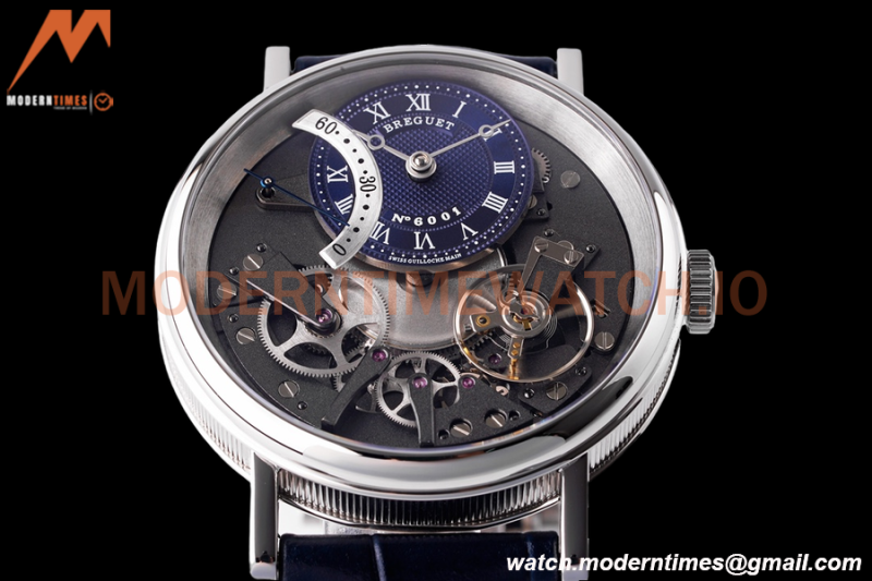 Breguet - Tradition Automatic Retrograde Seconds 7097BB SS/LE Grey/Blue ZF A505