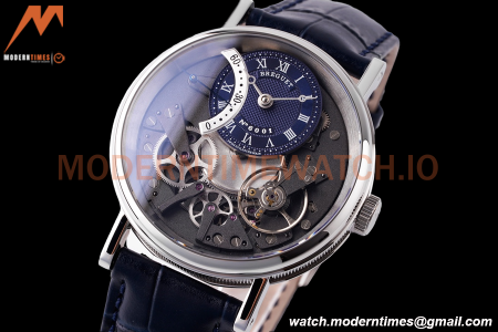 Breguet - Tradition Automatic Retrograde Seconds 7097BB SS/LE Grey/Blue ZF A505
