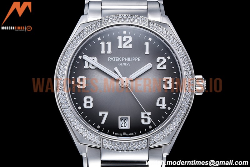 Patek Philippe - Twenty-4 Ladies Dia SS/SS Grey/Num PPF A324