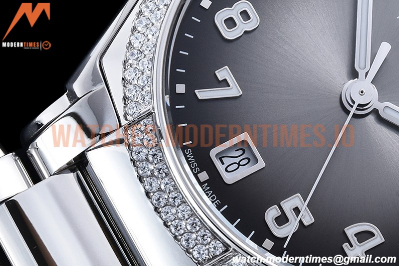 Patek Philippe - Twenty-4 Ladies Dia SS/SS Grey/Num PPF A324