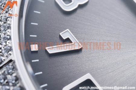 Patek Philippe - Twenty-4 Ladies Dia SS/SS Grey/Num PPF A324