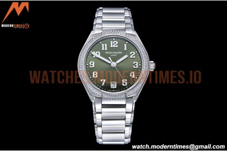 Patek Philippe - Twenty-4 Ladies Dia SS/SS Green/Num PPF A324