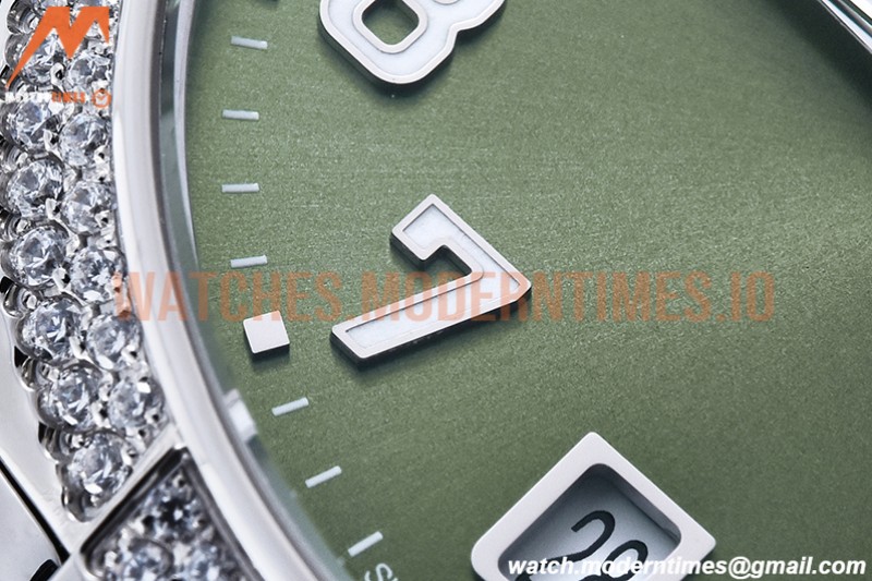 Patek Philippe - Twenty-4 Ladies Dia SS/SS Green/Num PPF A324
