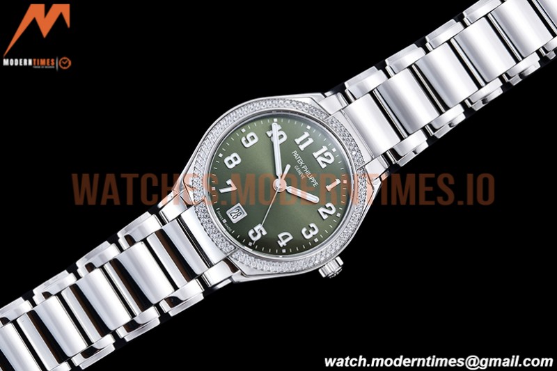 Patek Philippe - Twenty-4 Ladies Dia SS/SS Green/Num PPF A324