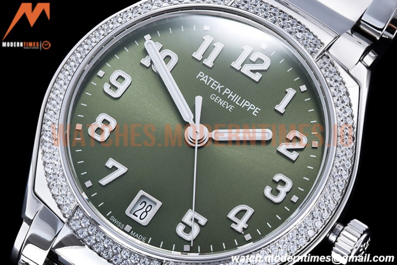 Patek Philippe - Twenty-4 Ladies Dia SS/SS Green/Num PPF A324