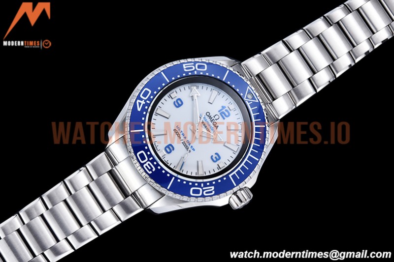 Omega - Planet Ocean 6000M 45.5mm Ultra Deep Blu SS/SS Wht TF A2824