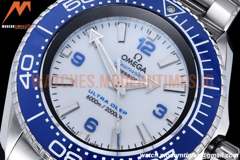 Omega - Planet Ocean 6000M 45.5mm Ultra Deep Blu SS/SS Wht TF A2824