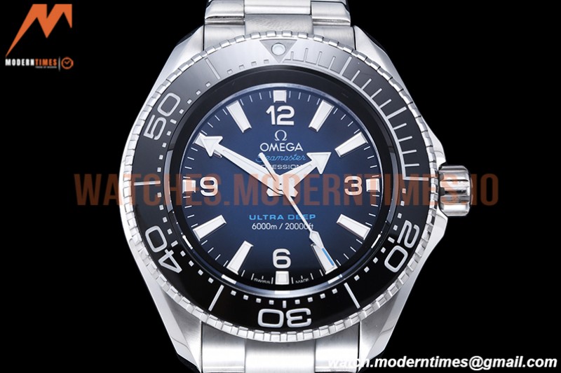 Omega - Planet Ocean 6000M 45.5mm Ultra Deep Blk SS/SS G-B TF A2824