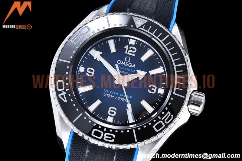 Omega - Planet Ocean 6000M 45.5mm Ultra Deep Blk SS/RU G-B TF A2824