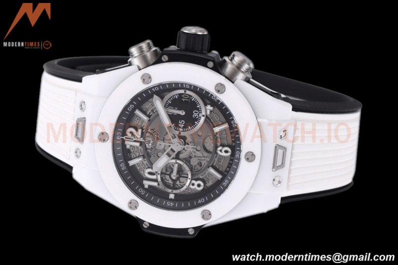 Hublot - Big Bang Unico 44mm White CER/RU Blk/Ske BBF A1280