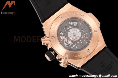 Hublot - Big Bang Unico 45mm Rainbow Diamond RG/RU Blk/Ske BBF A1280