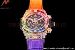 Hublot - Big Bang Unico 45mm Rainbow Diamond RG/RU Blk/Ske BBF A1280