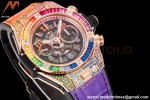 Hublot - Big Bang Unico 45mm Rainbow Diamond RG/RU Blk/Ske BBF A1280
