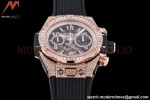 Hublot - Big Bang Unico 44mm Diamond RG/RU Dia-Blk/Ske BBF A1280