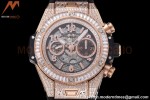 Hublot - Big Bang Unico 44mm Diamond RG/RU Dia-Blk/Ske BBF A1280