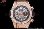 Hublot - Big Bang Unico 44mm Diamond Bezel RG/RU Blk/Ske BBF A1280