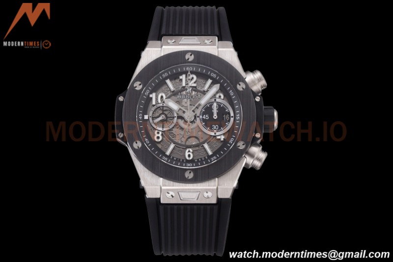 Hublot - Big Bang Unico 44mm Ceramic SS/RU Blk/Ske BBF A1280
