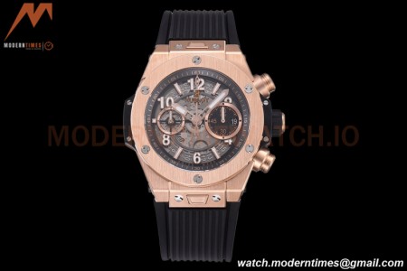 Hublot - Big Bang Unico 44mm Rose Gold RG/RU Blk/Ske BBF A1280