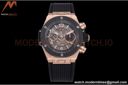 Hublot - Big Bang Unico 44mm Cermic RG/RU Blk/Ske BBF A1280